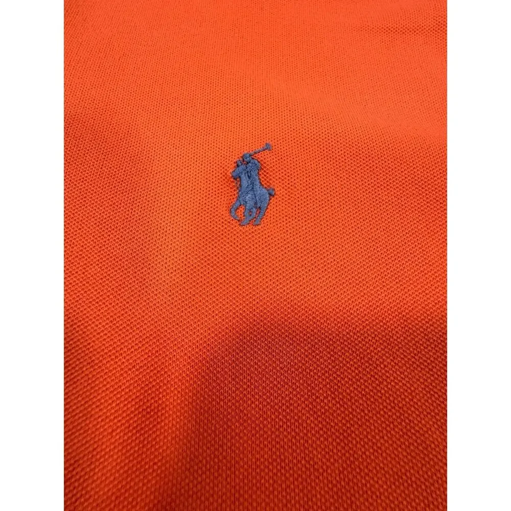 Polo Ralph Lauren Prime Stretch Mesh Polo Shirt Men’s XXL Orange Classic Fit